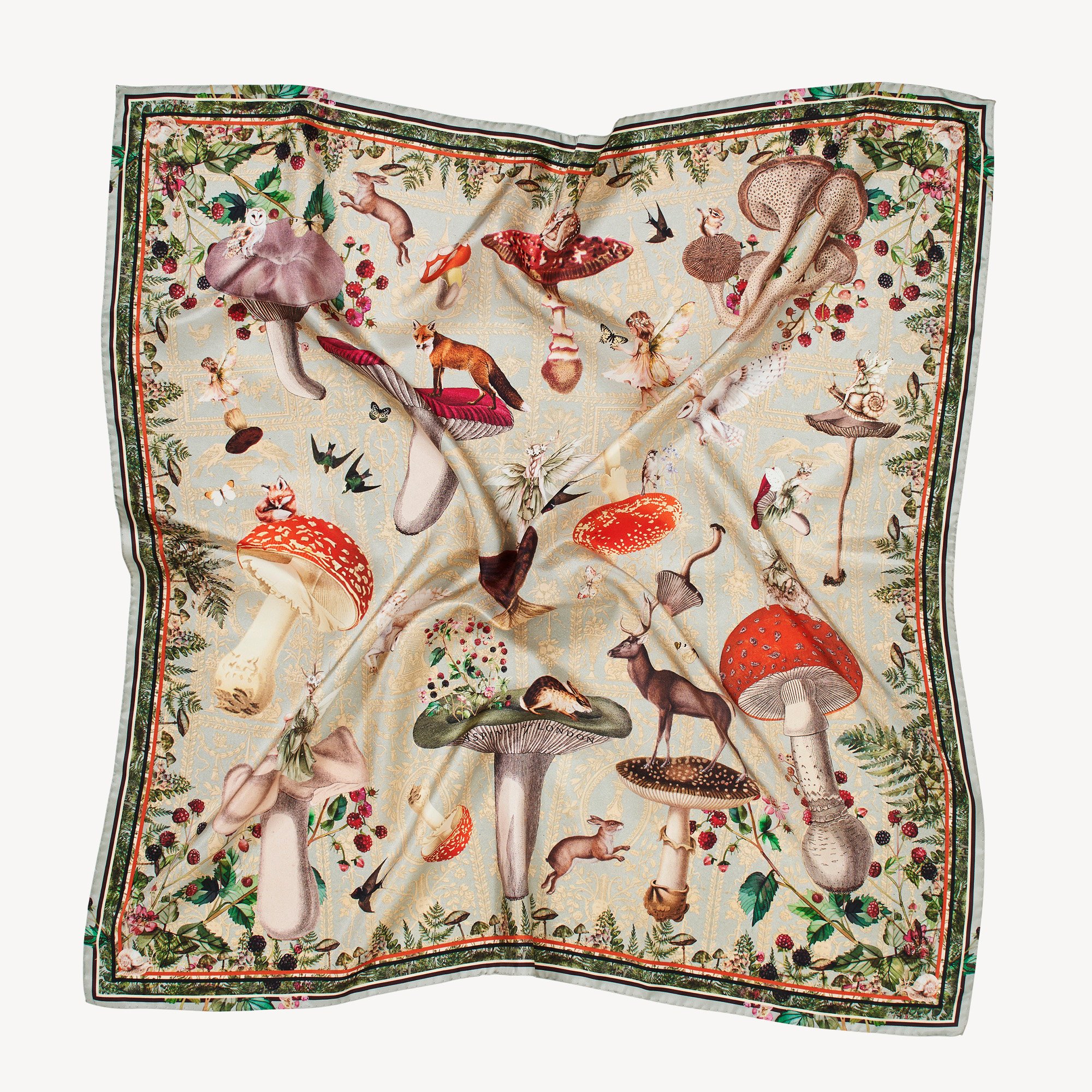 Enchanted Garden Silk Scarf