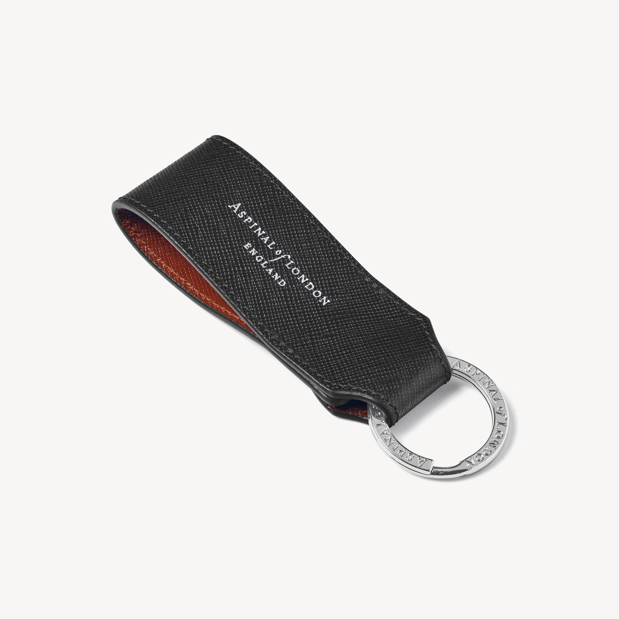 Small Leather Loop Keyring