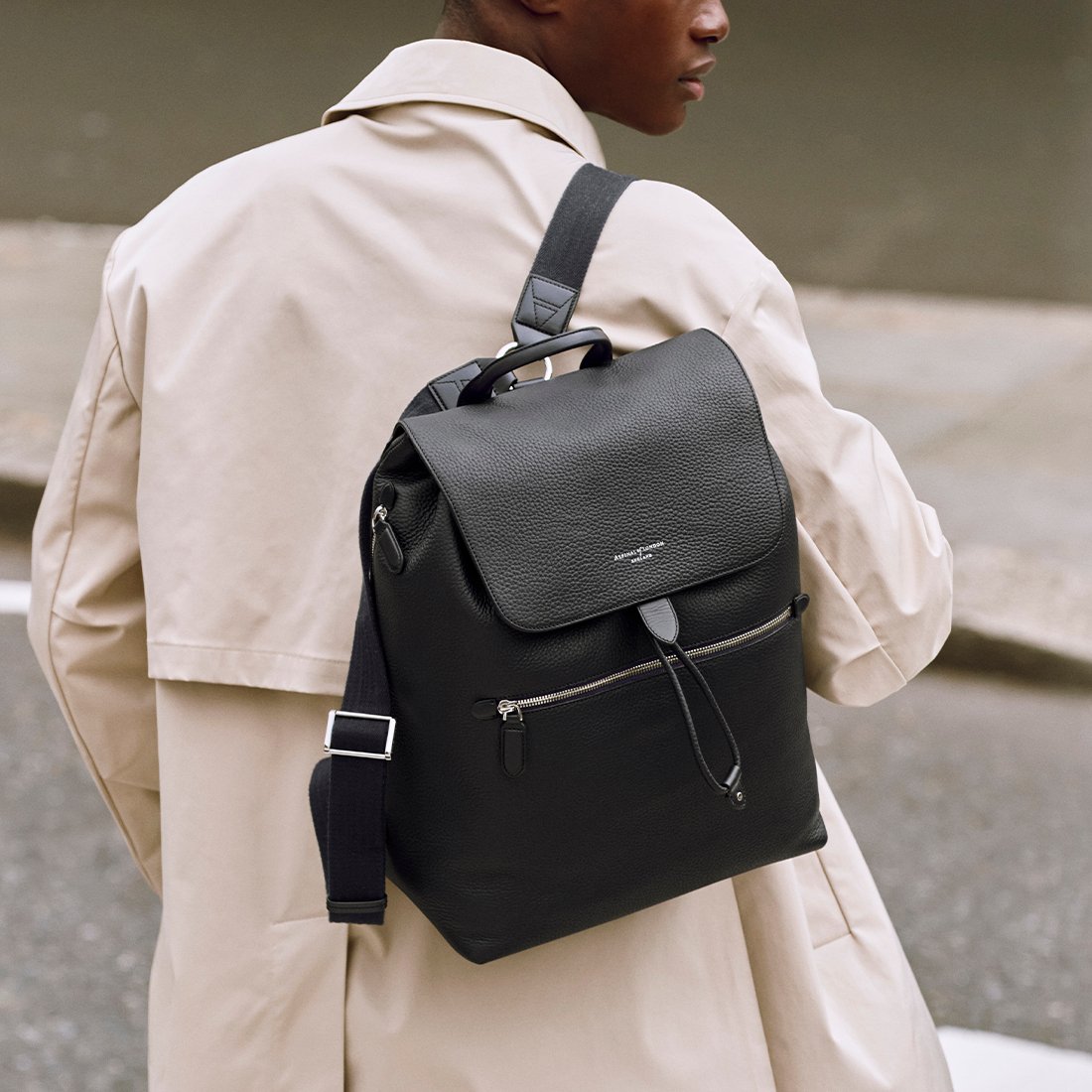 Reporter Leather Backpack