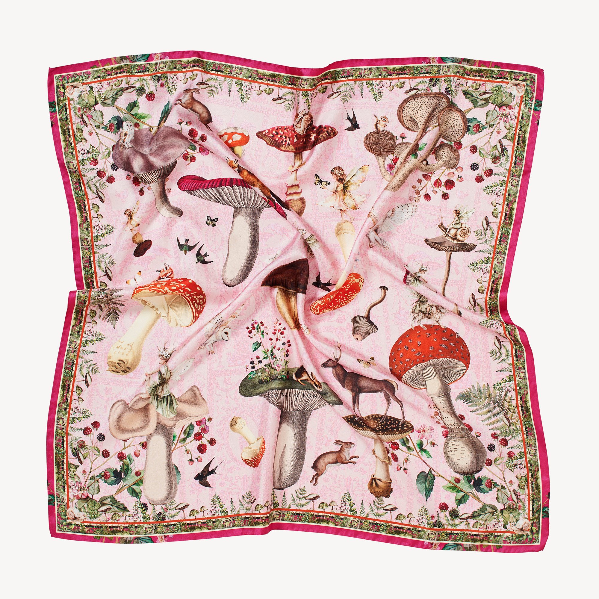 Enchanted Garden Silk Scarf