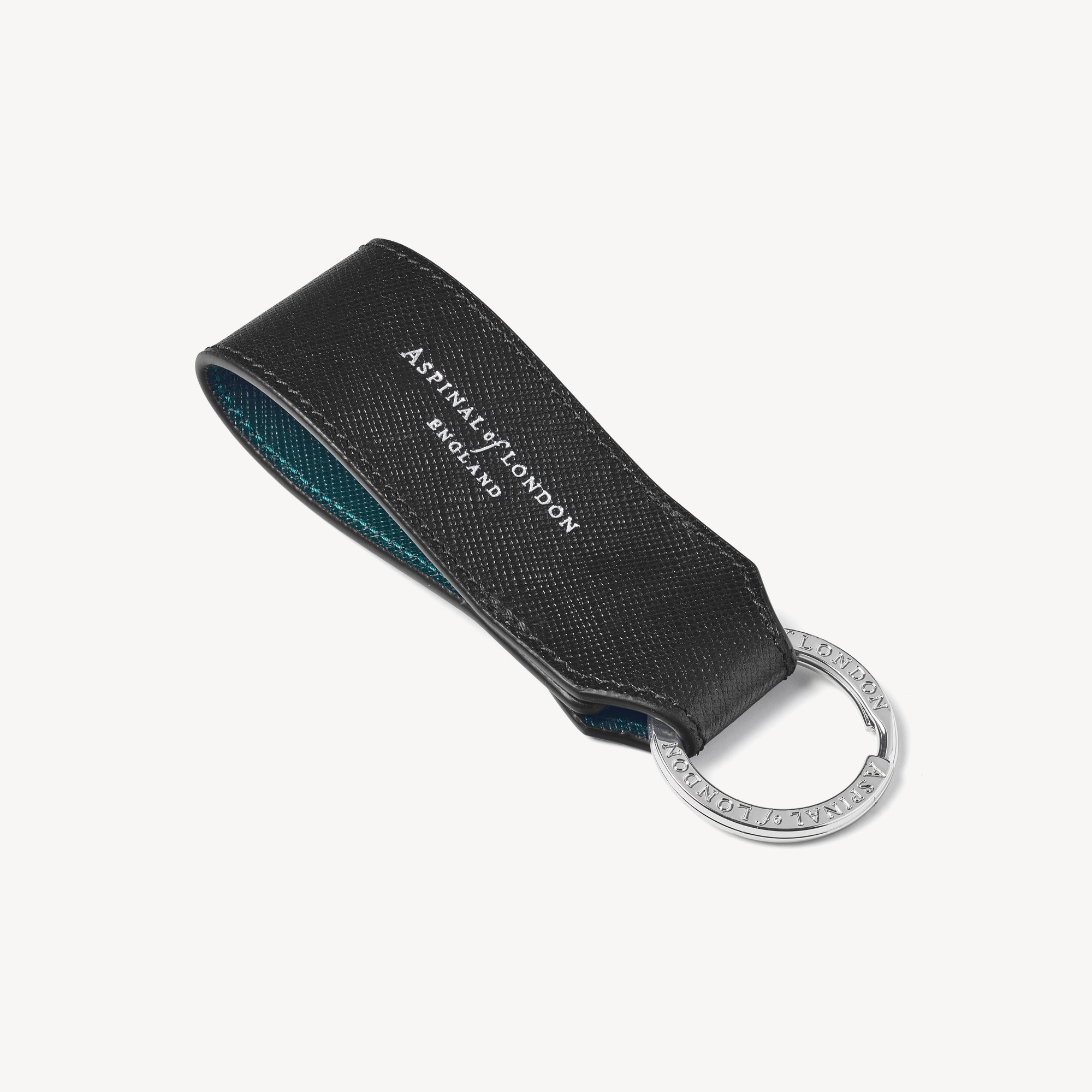 Small Leather Loop Keyring