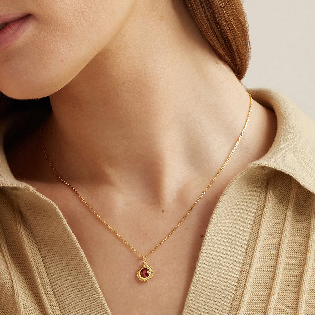 Gemstone Pendant Necklace