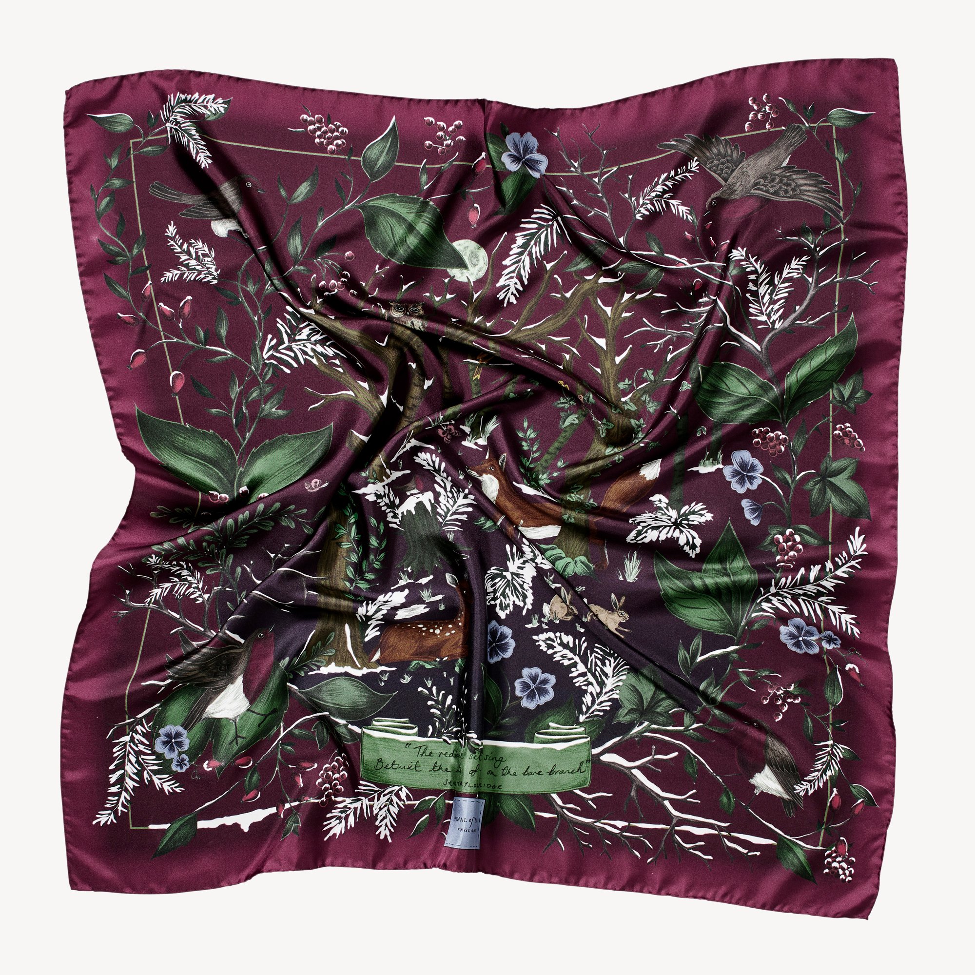 Woodland Silk Scarf