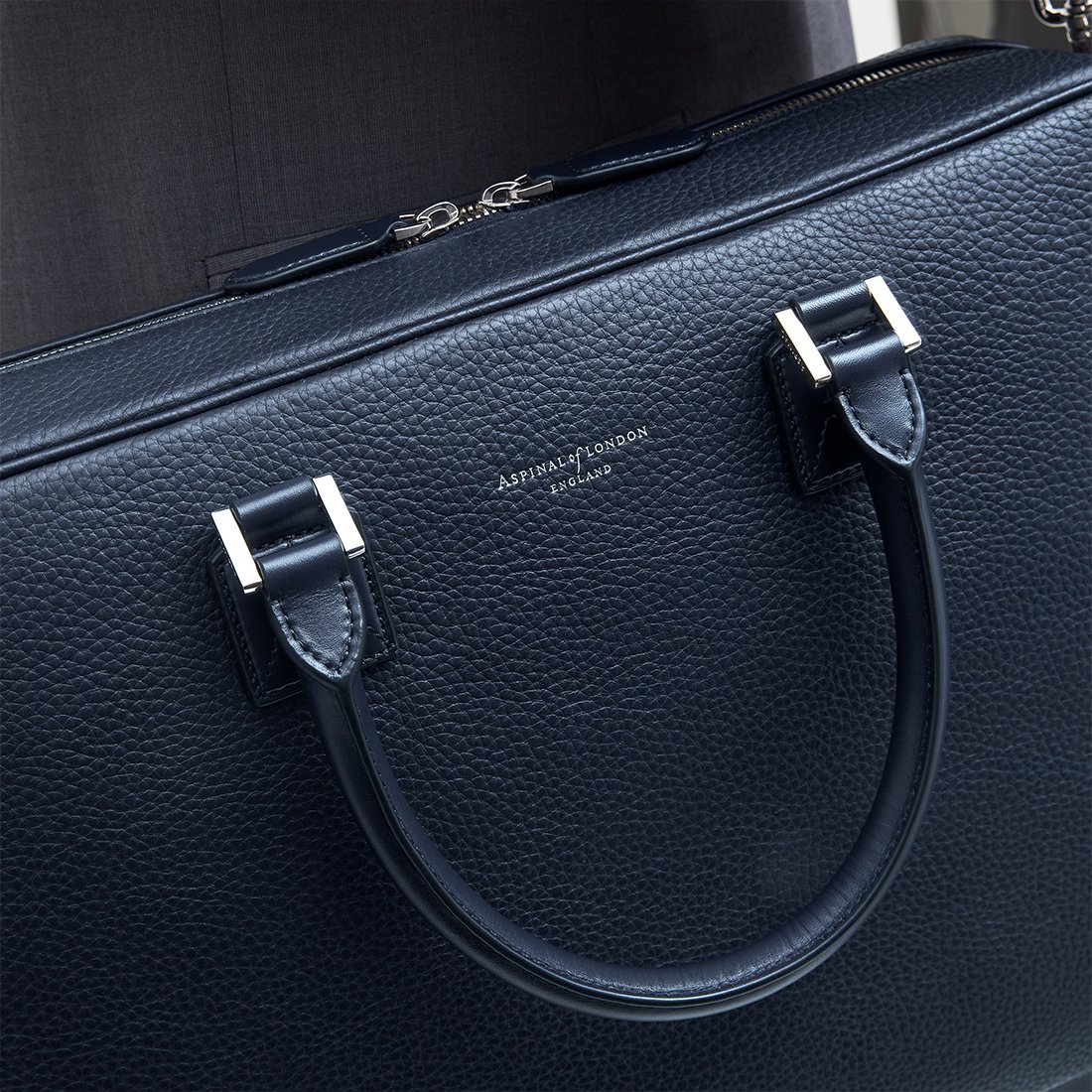 Mount Street Leather Laptop Briefcase