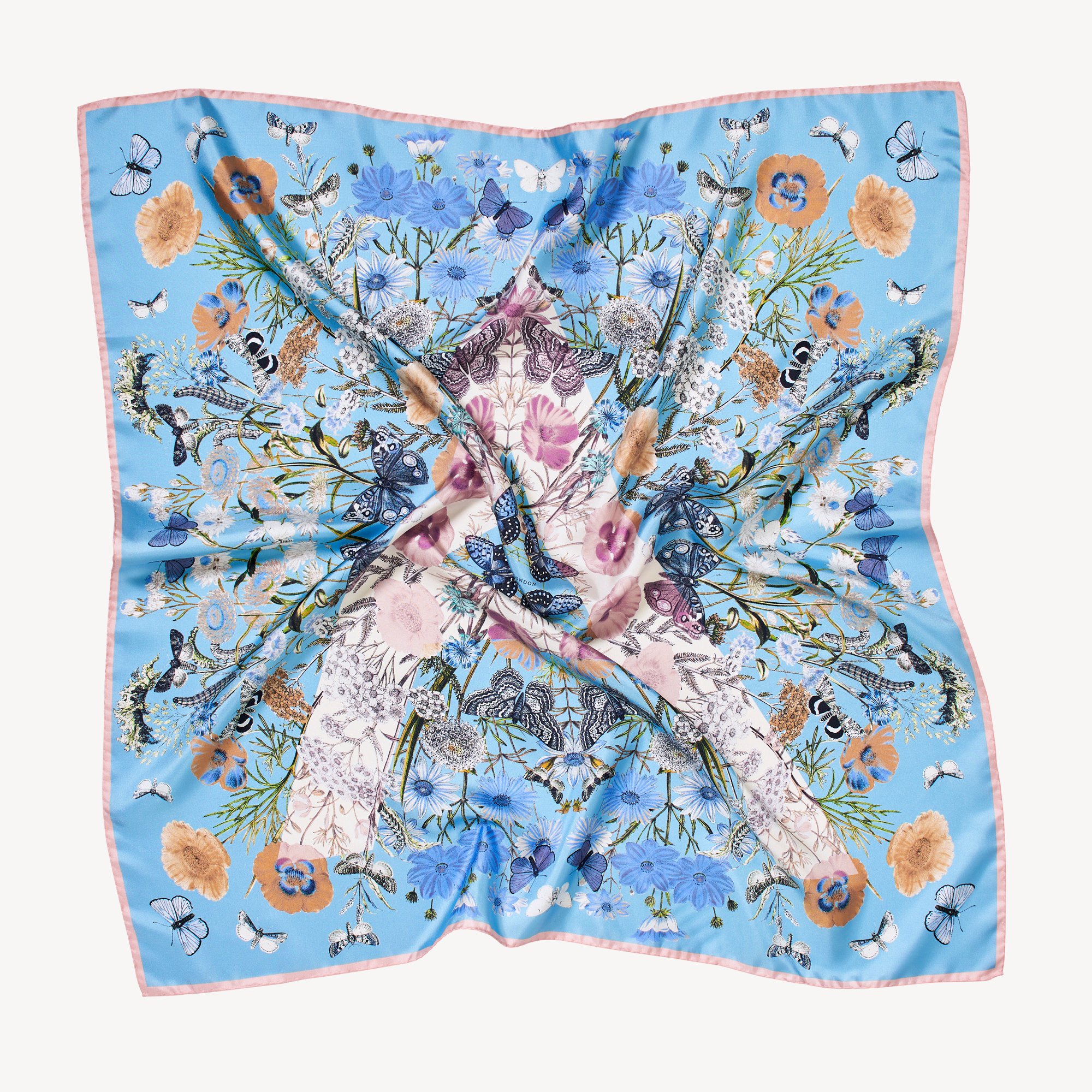 Botanical 'A' Silk Scarf
