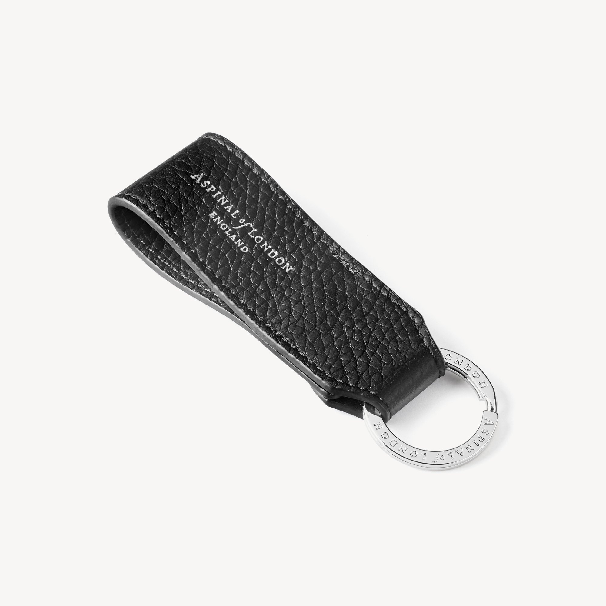 Small Leather Loop Keyring