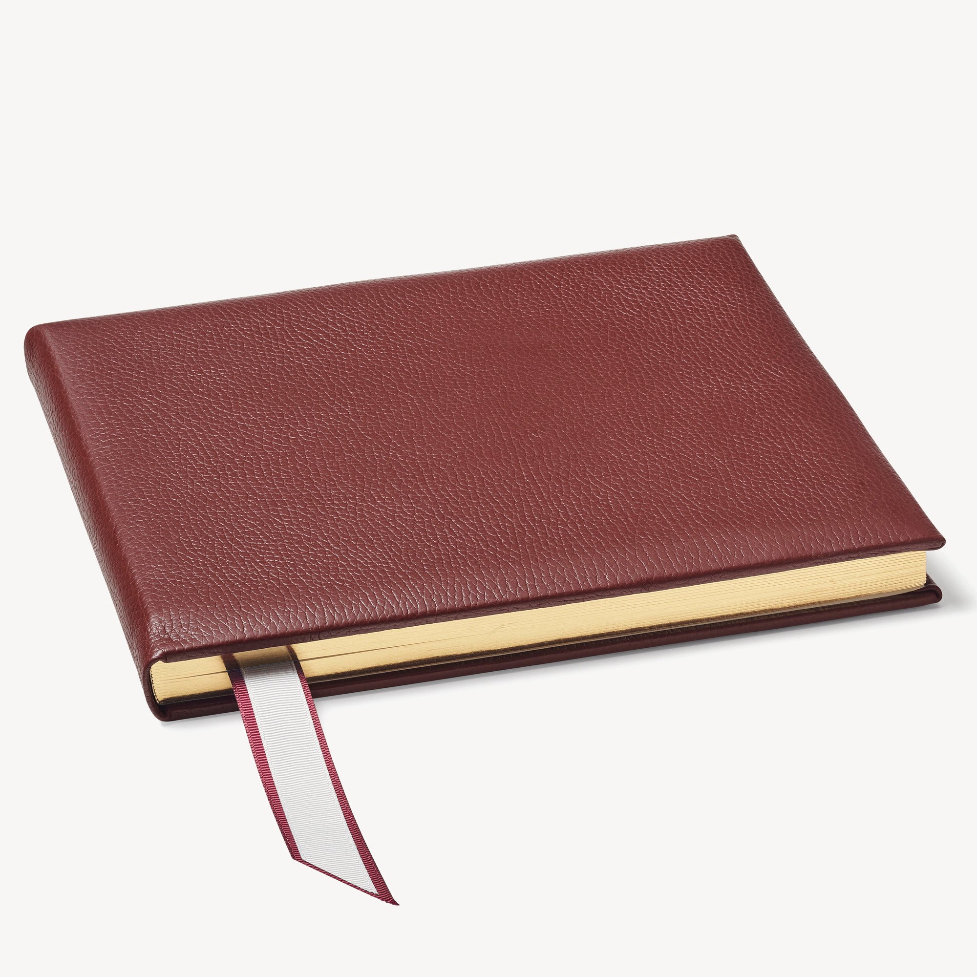 A4 Classic Leather Guest Book
