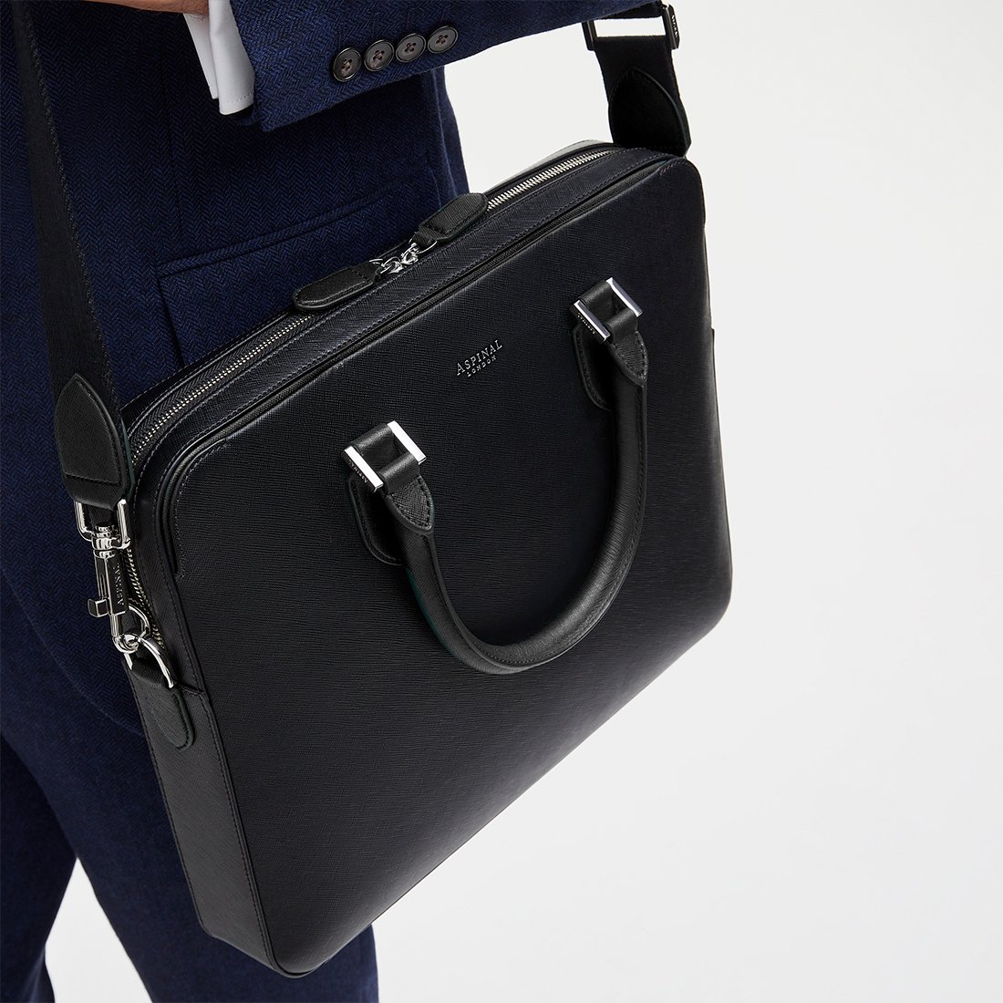 Slim Leather Briefcase