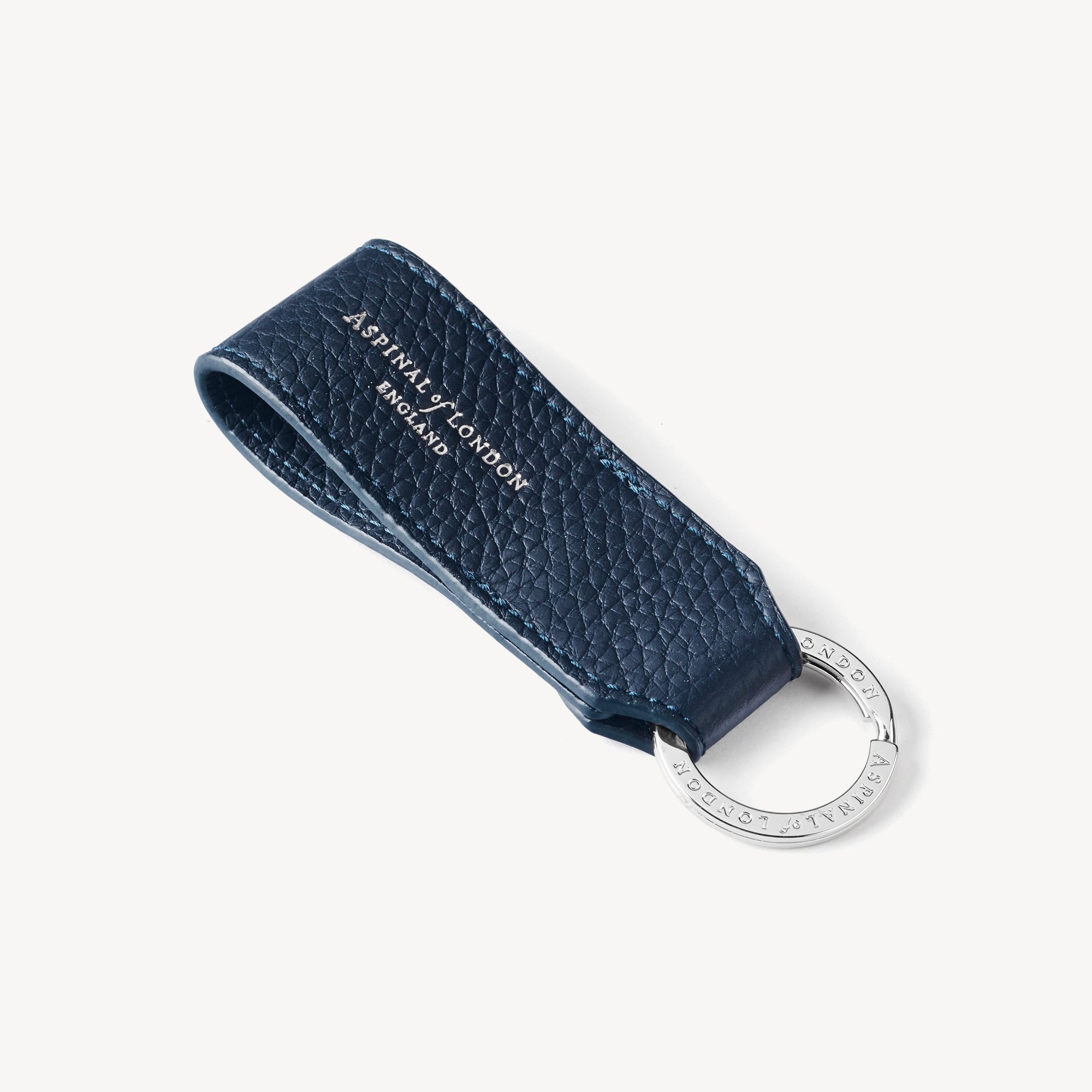 Small Leather Loop Keyring