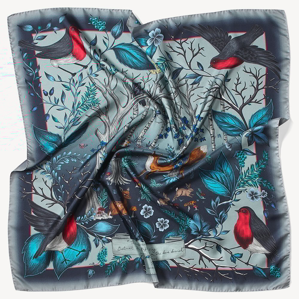 Robin Silk Scarf