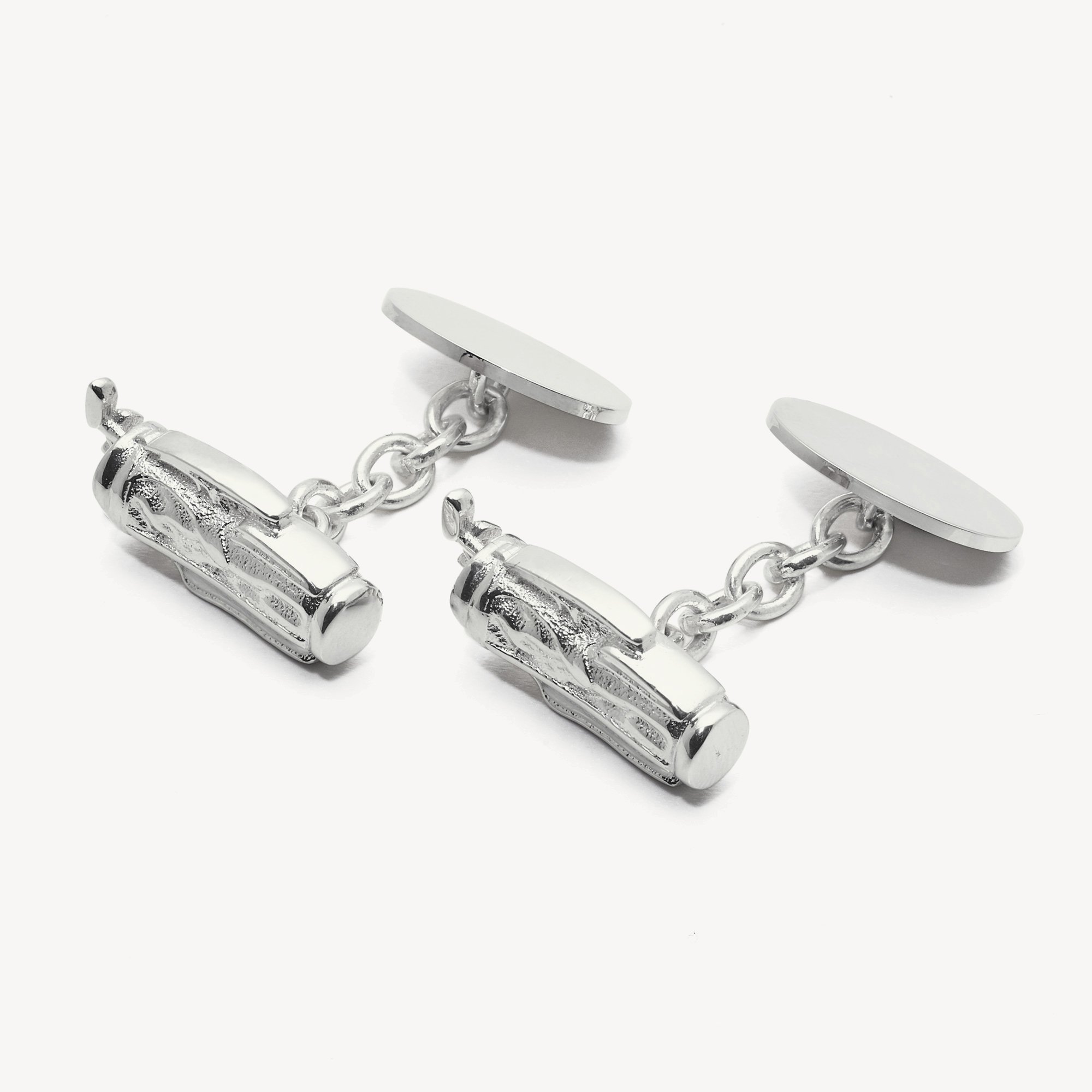 Personalised Sterling Silver Sporting Cufflinks