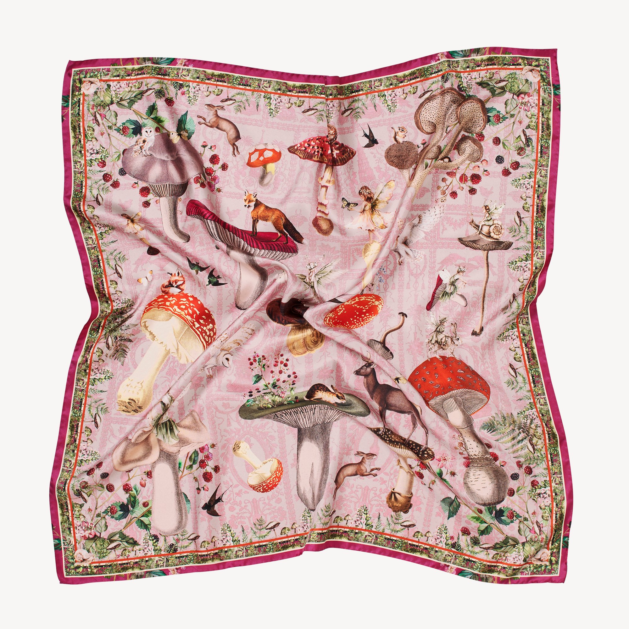 Enchanted Garden Silk Scarf
