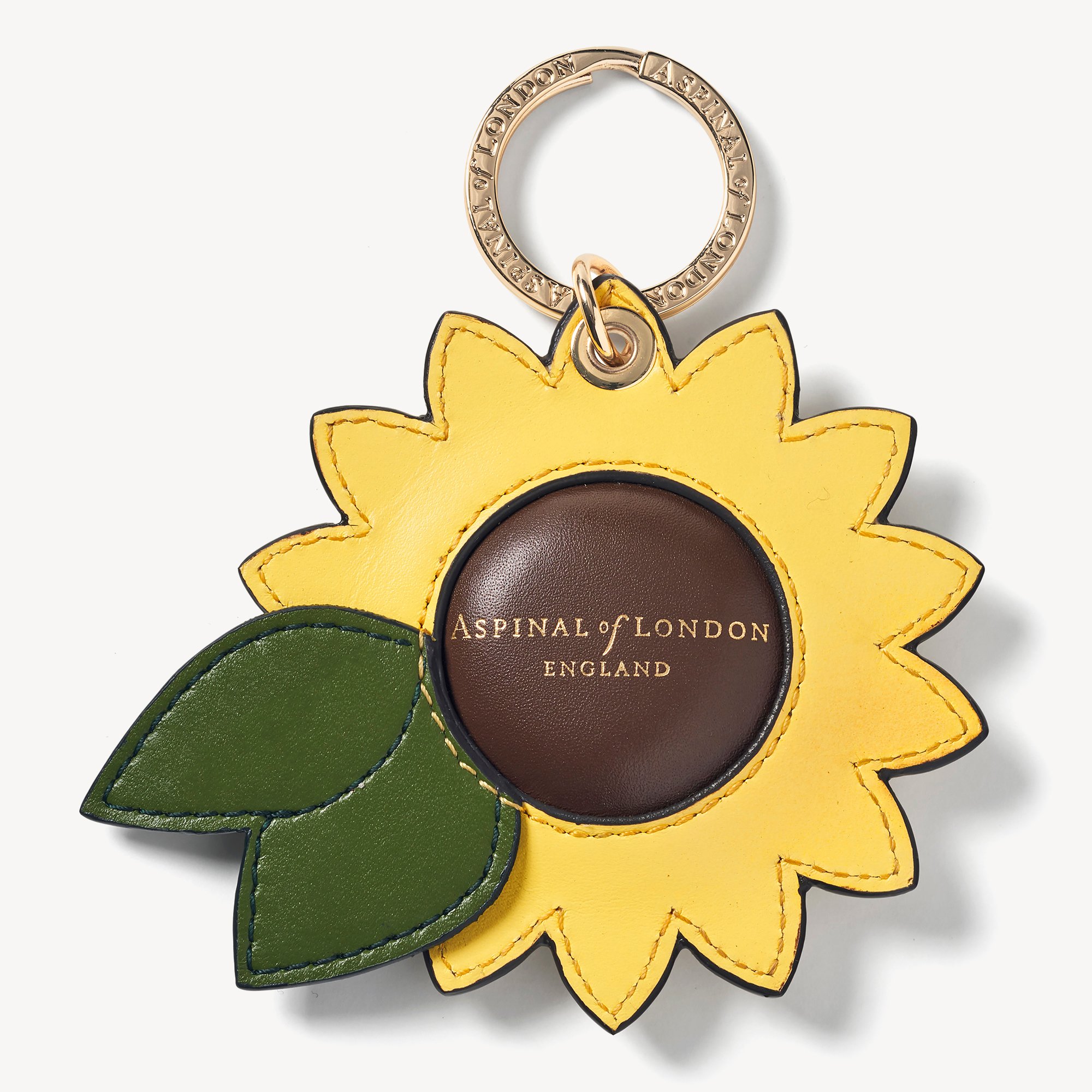 Happy Sunflower Keyring