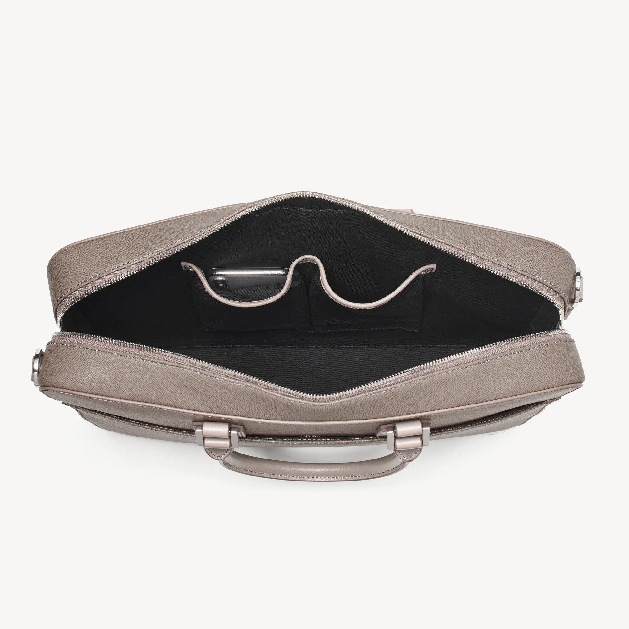 Mount Street Leather Laptop Briefcase