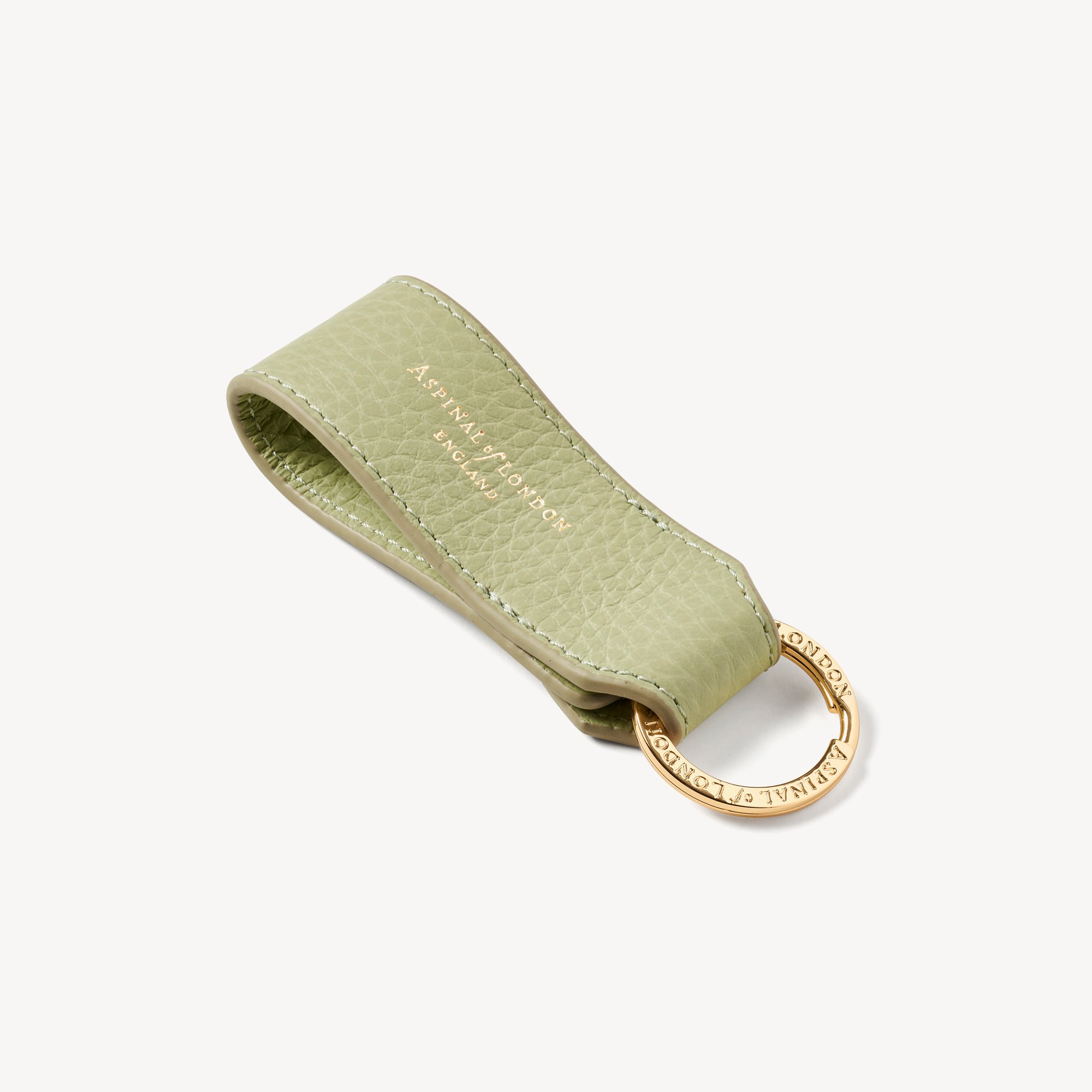 Small Leather Loop Keyring