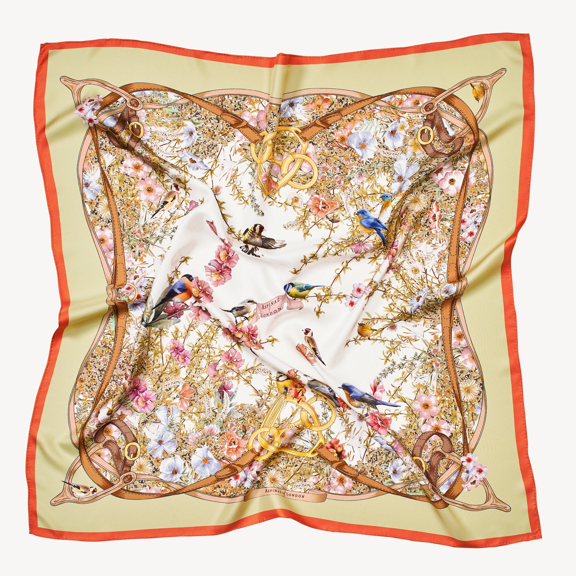 Edwardian Garden Silk Scarf