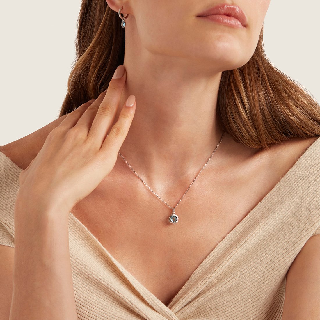 Gemstone Pendant Necklace