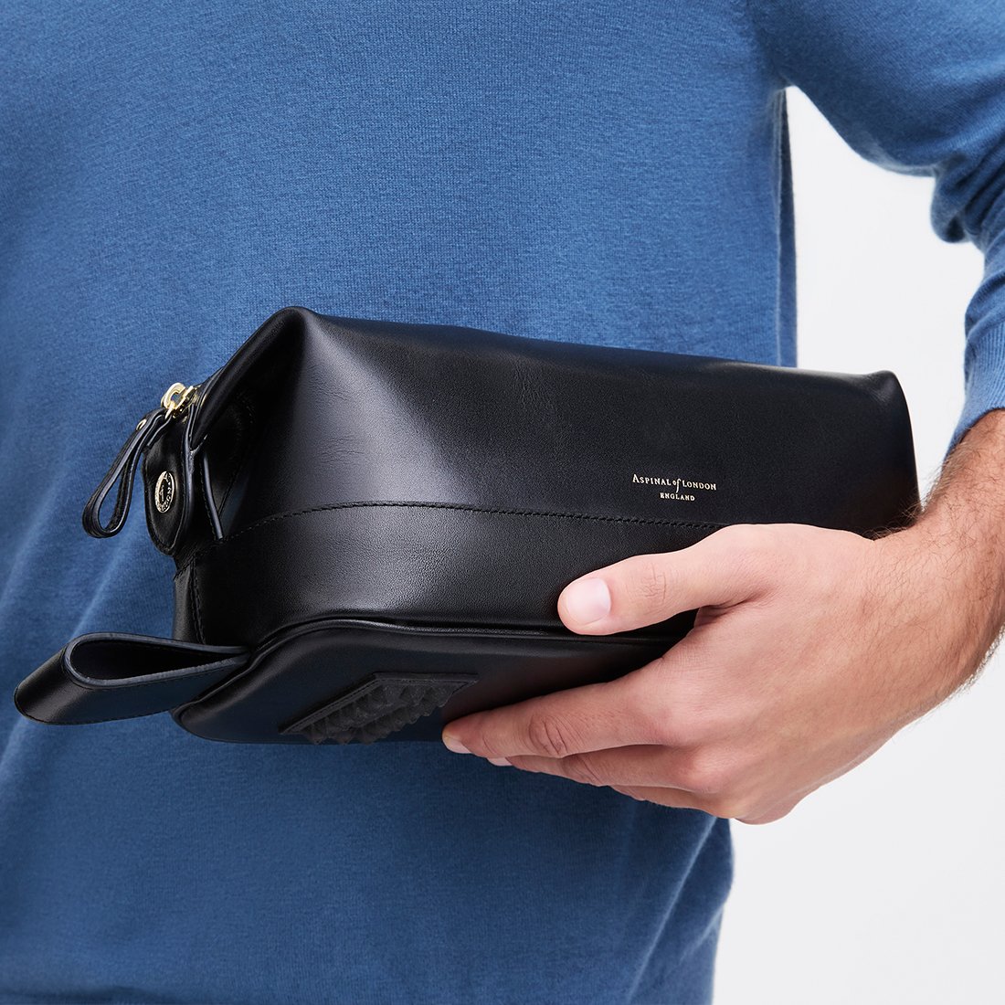 Men's Leather Wash Bag