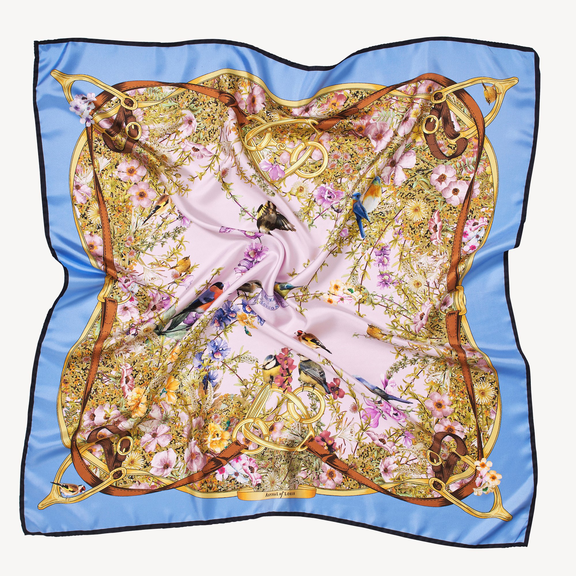 Edwardian Garden Silk Scarf