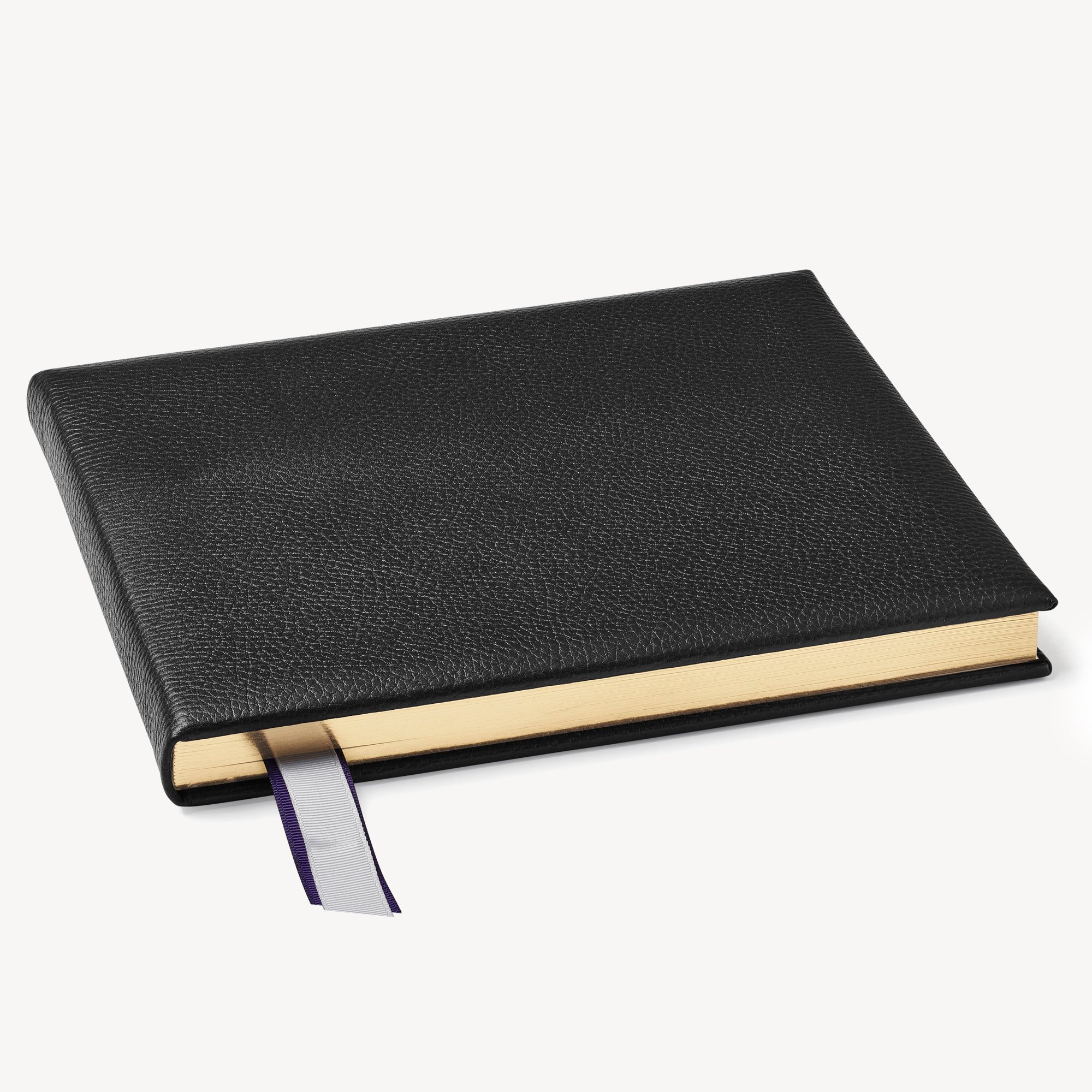 A4 Classic Leather Guest Book