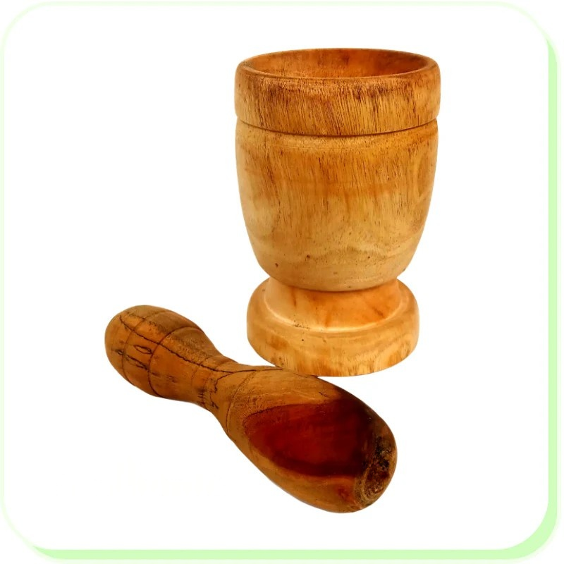 Közepes Méretű Rusztikus Pilón Mahagónifából