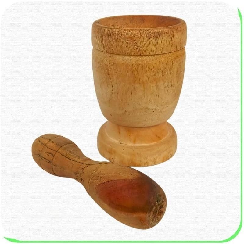 Közepes Méretű Rusztikus Pilón Mahagónifából