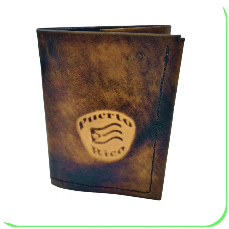 Háromrészes bőr pénztárca (Trifold)