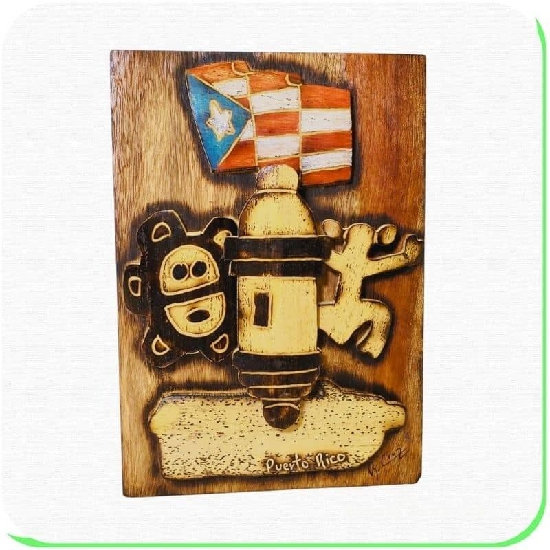 Petroglifák fa és bambusz kombinációban – 2