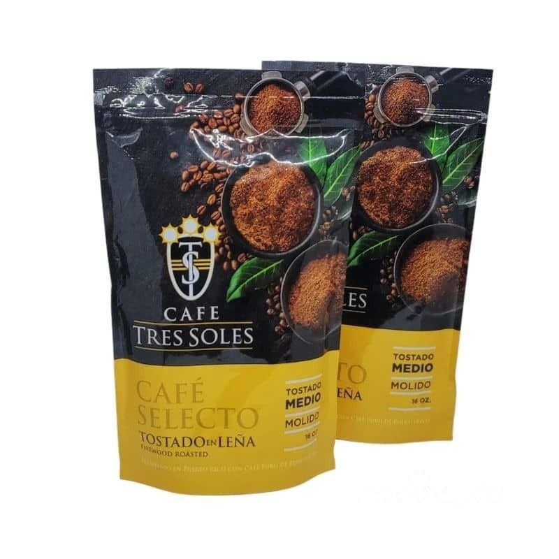 Tres Soles – fatüzeléses pörkölésű puerto ricói kávé