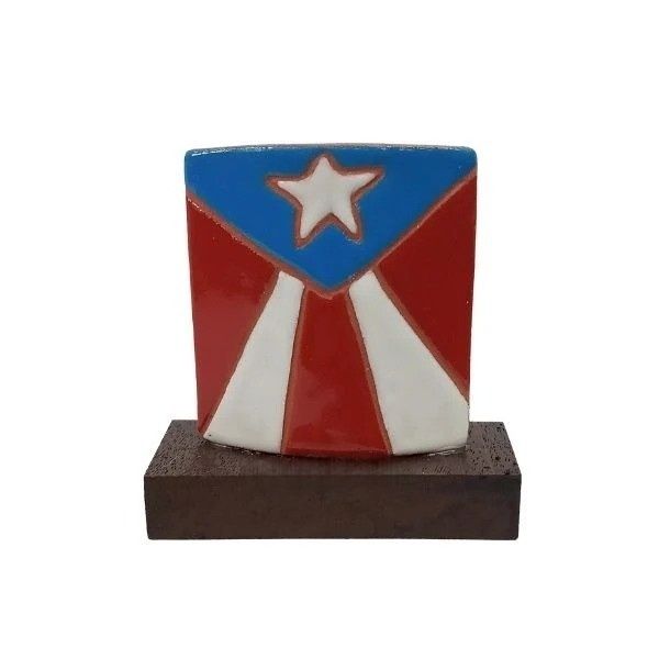 Kézzel Készült Kerámia Díszek Faalapon