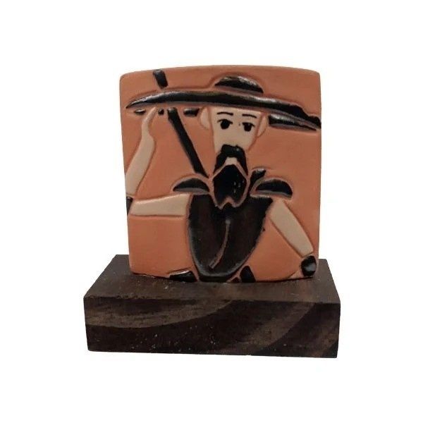 Kézzel Készült Kerámia Díszek Faalapon