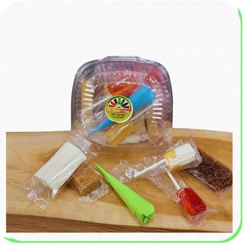 Puerto Rico hagyományos édességei – Jíbara ajándékkosár válogatás