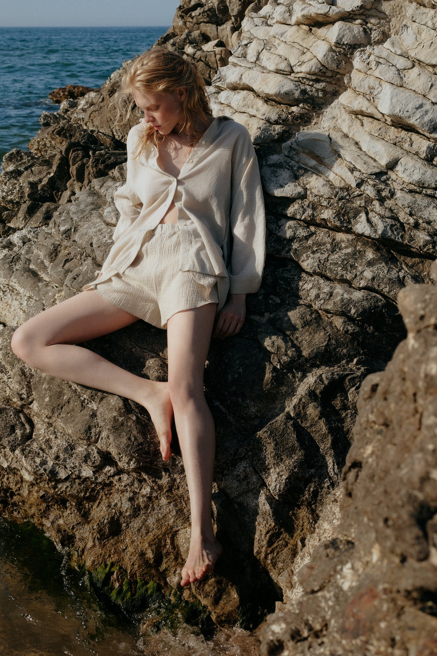 Mia Short - Gold Stripes