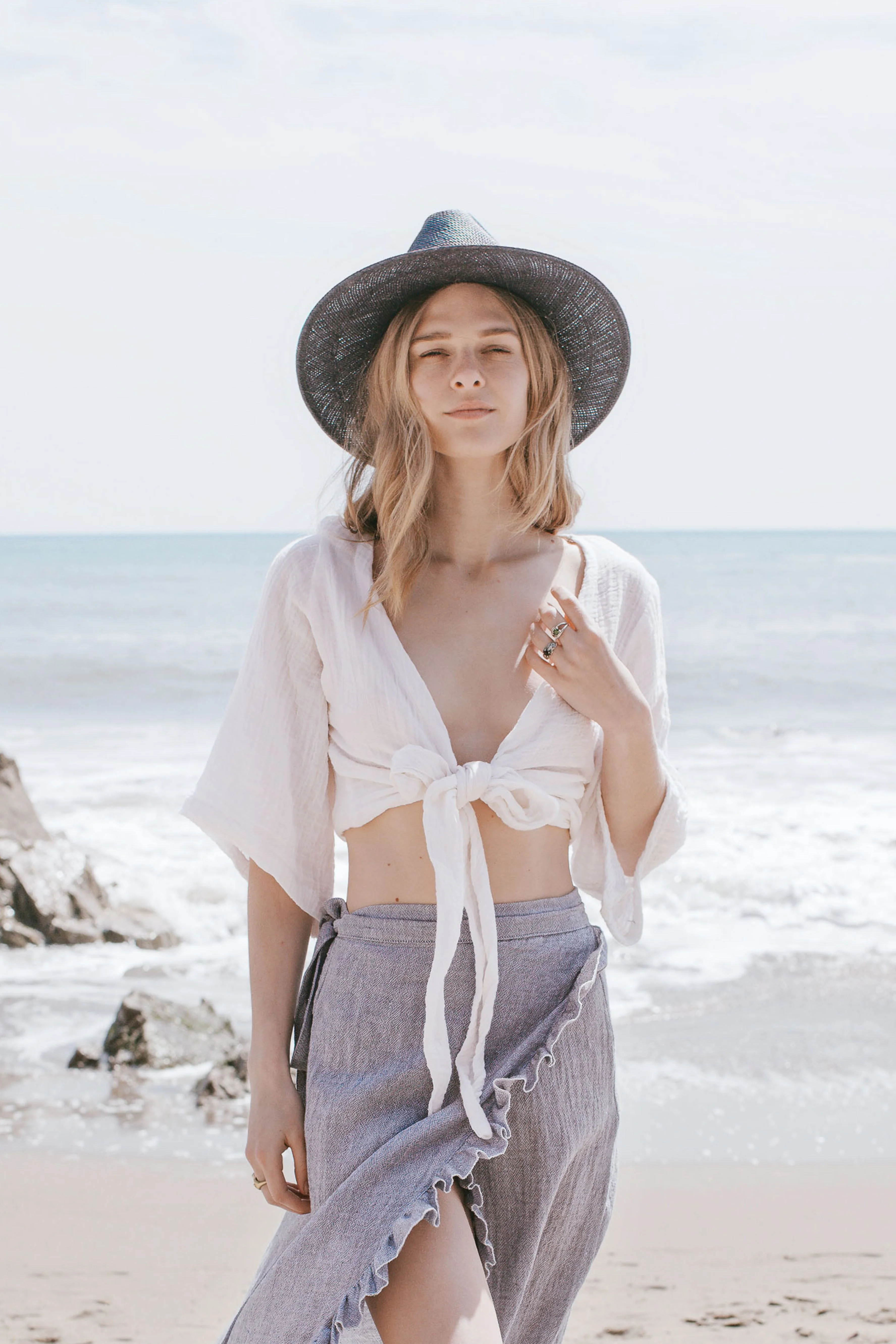 Bali Wrap Top - Natural