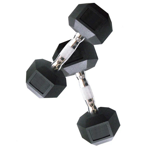 Rubber Hexagon Dumbbell [EA]
