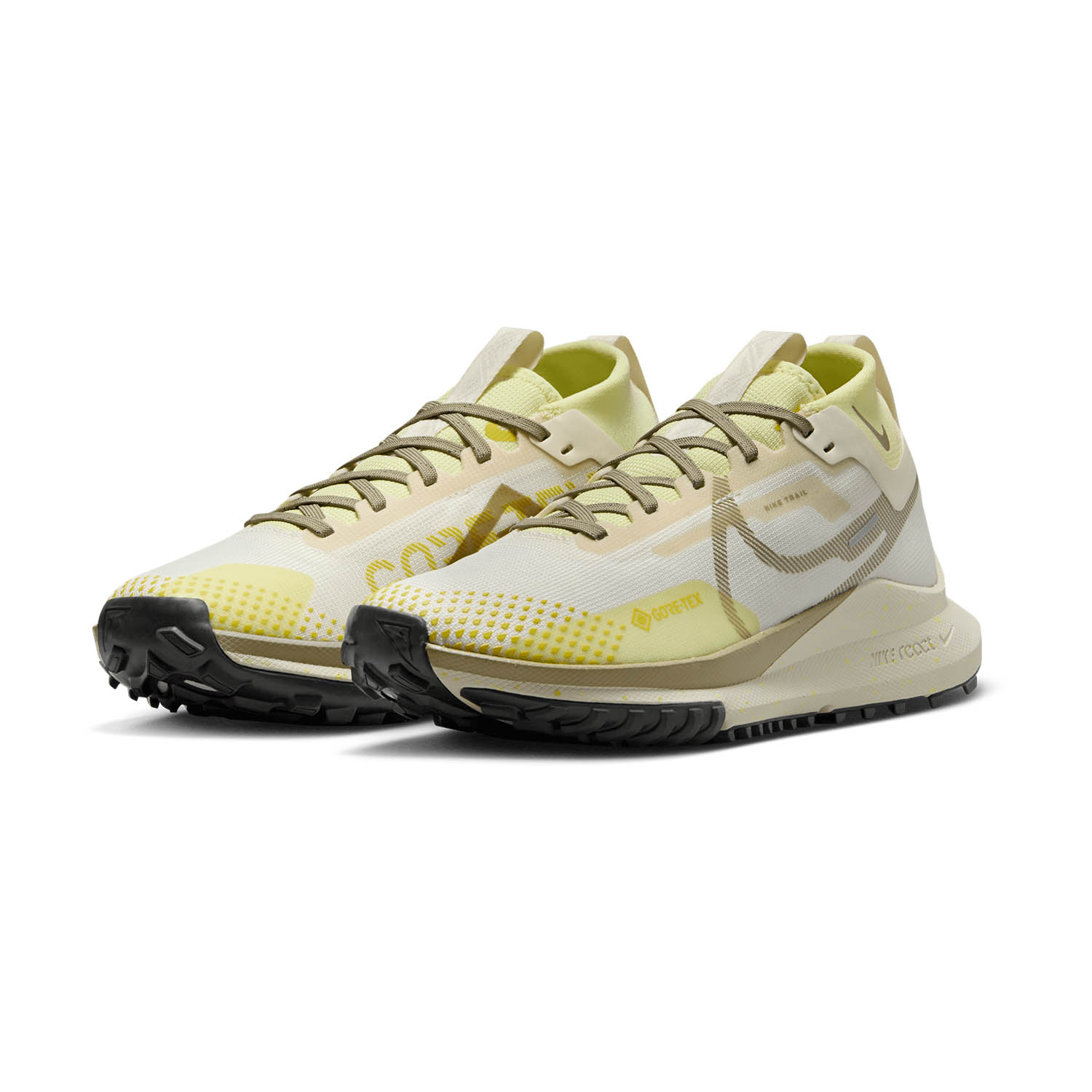 Nike React Pegasus Trail 4 GTX Pale Ivory/Neutral Olive/Luminous Green