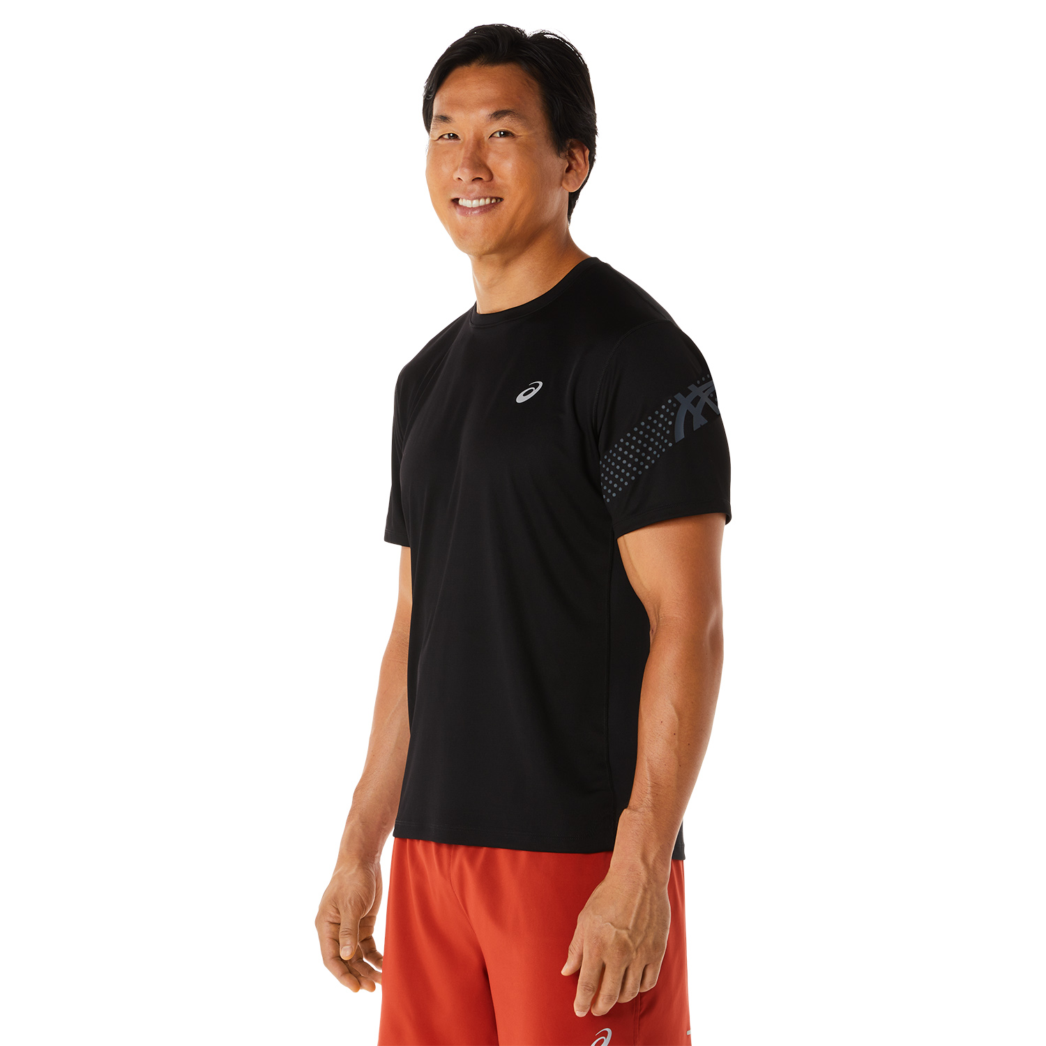 Asics Icon Maglietta Performance Black/Carrier Grey