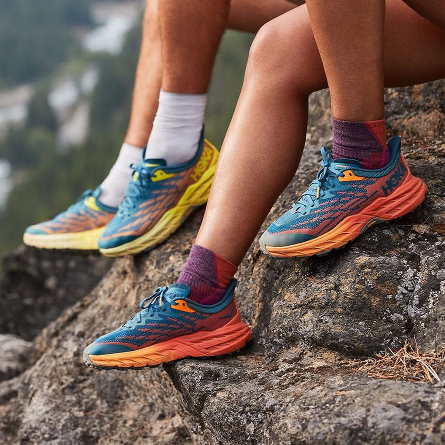 Hoka Speedgoat 5 Blue Coral/Camellia
