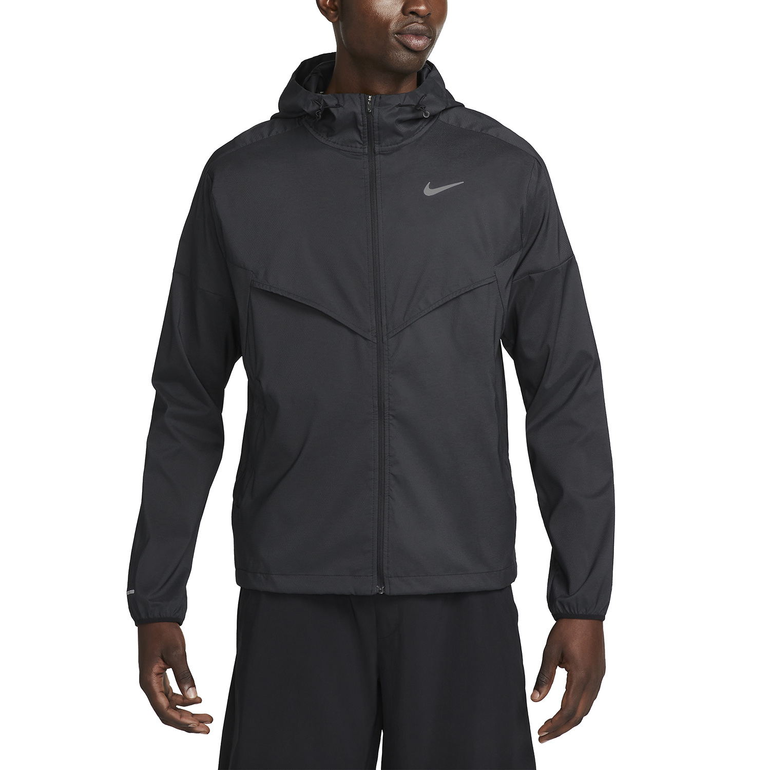 Nike Light Windrunner Giacca Black/Reflective Silver