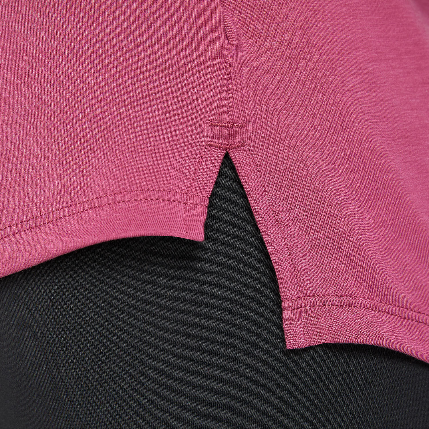 Nike Dri-FIT One Luxe Maglia Rosewood/Reflective Silver