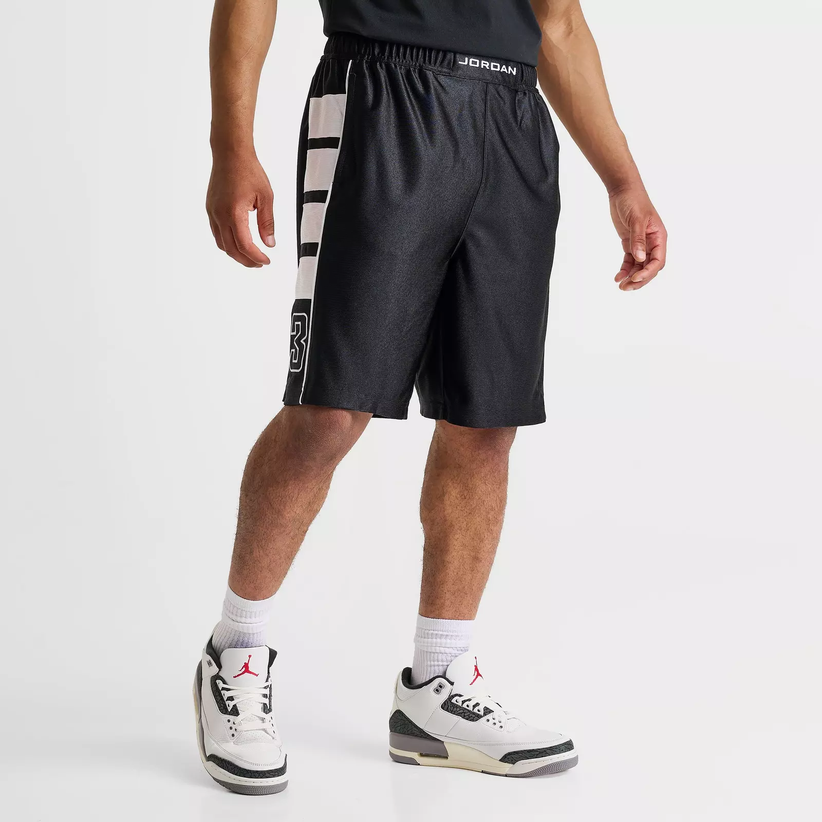 Men's Jordan Brooklyn Cat Scratch Basketball Shorts