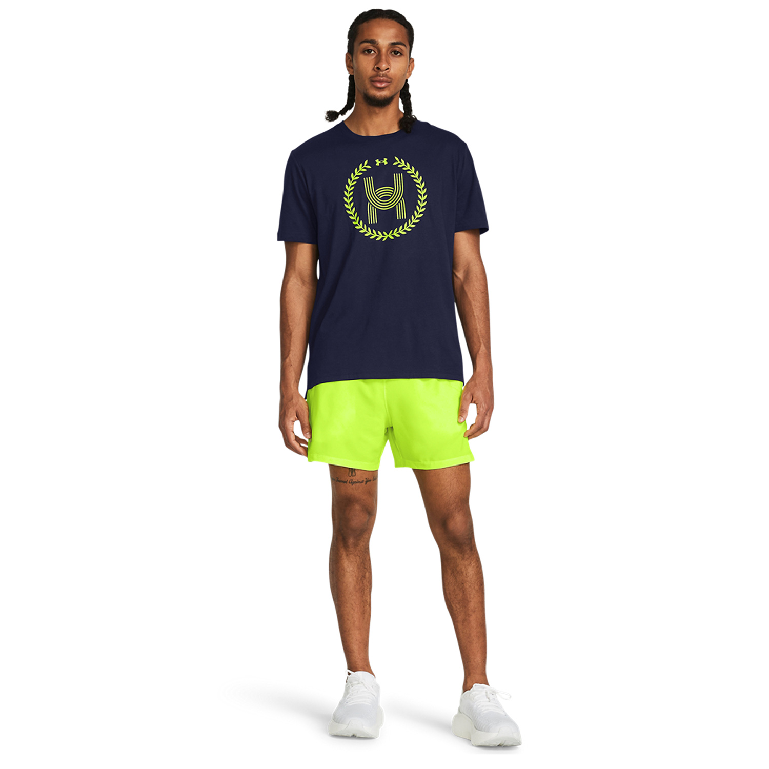 Under Armour Launch 5in Pantaloncini High Vis Yellow/Reflective
