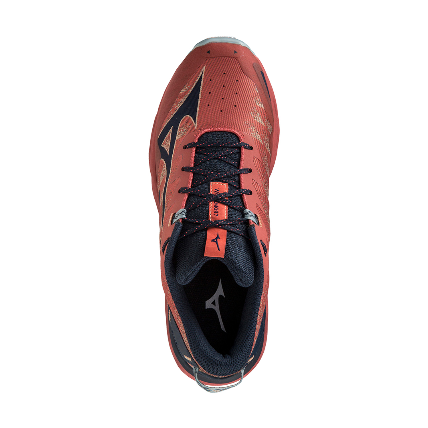 Mizuno Wave Daichi 7 Mineral Red/Dress Blues/Tourmaline