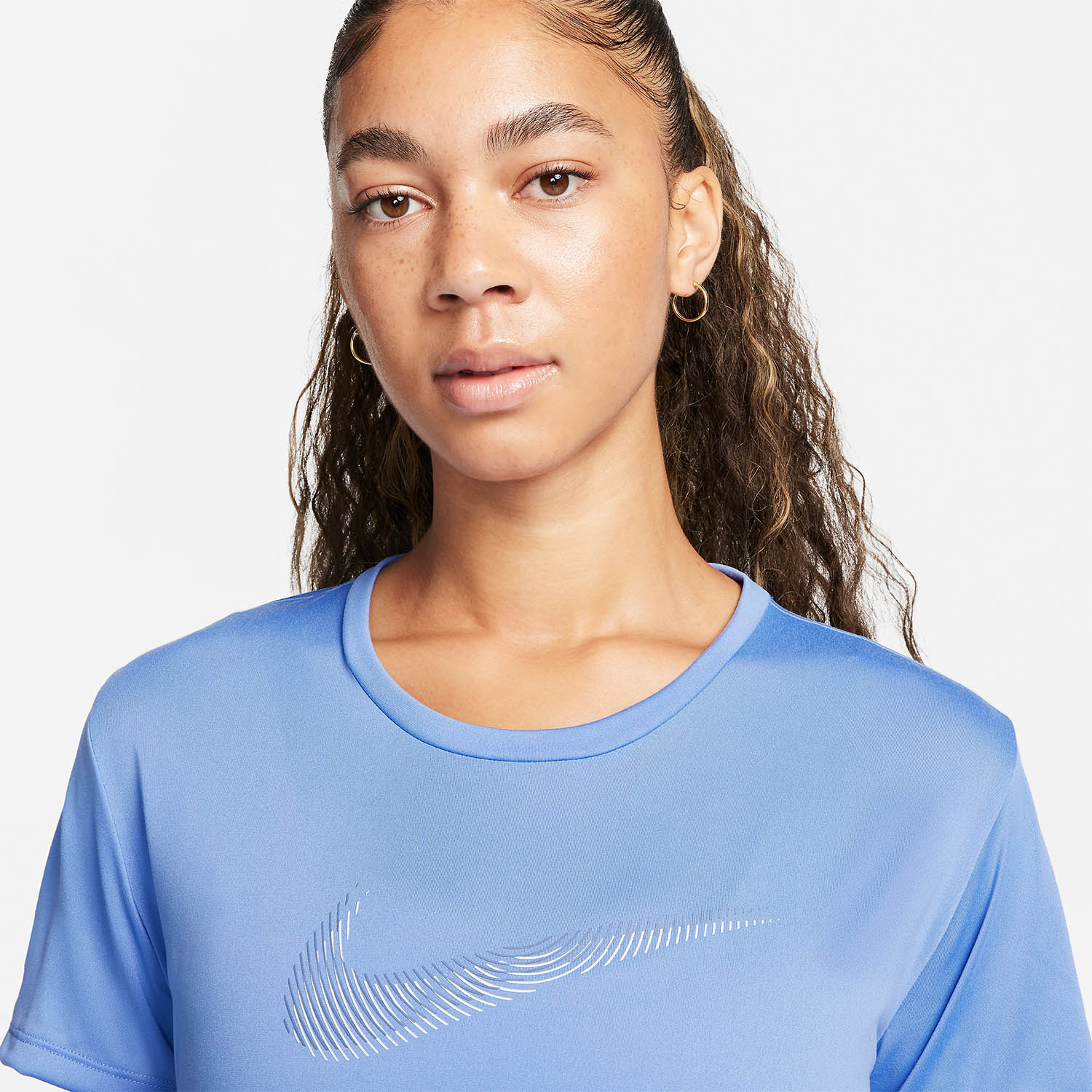 Nike Dri-FIT Swoosh Maglietta Polar/Diffused Blue
