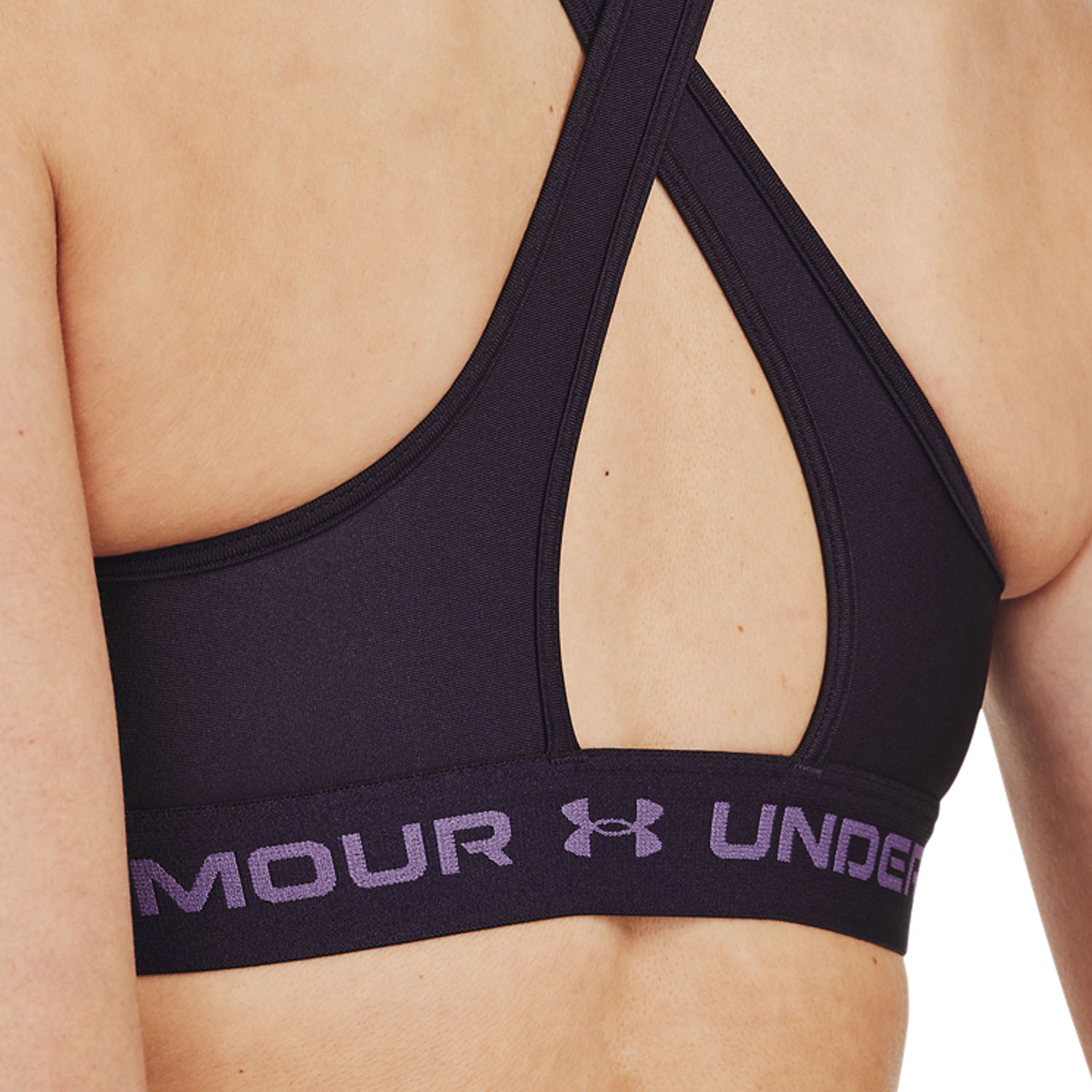 Under Armour Crossback Mid Reggiseno Sportivo Tux Purple