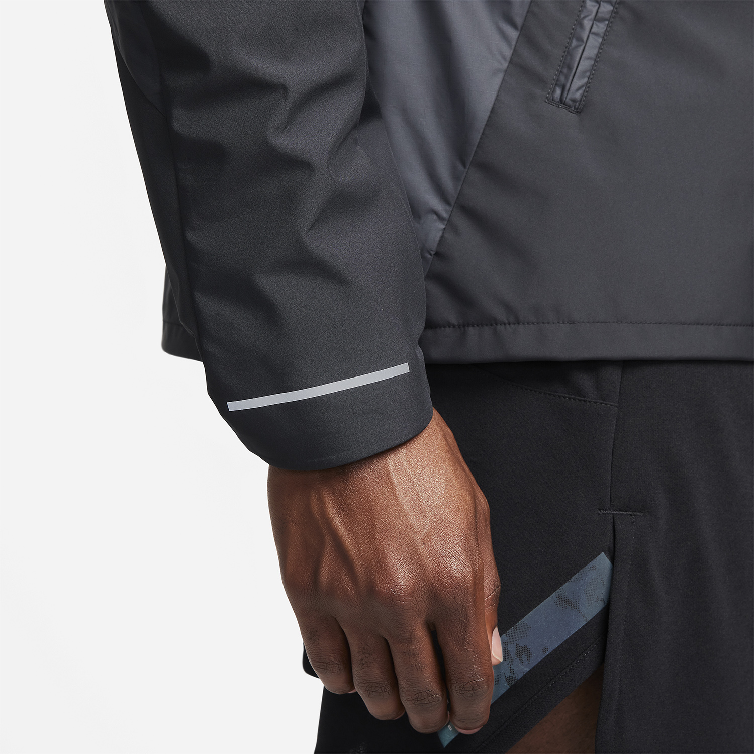 Nike Storm-FIT Windrunner Giacca Black/Reflective Silver