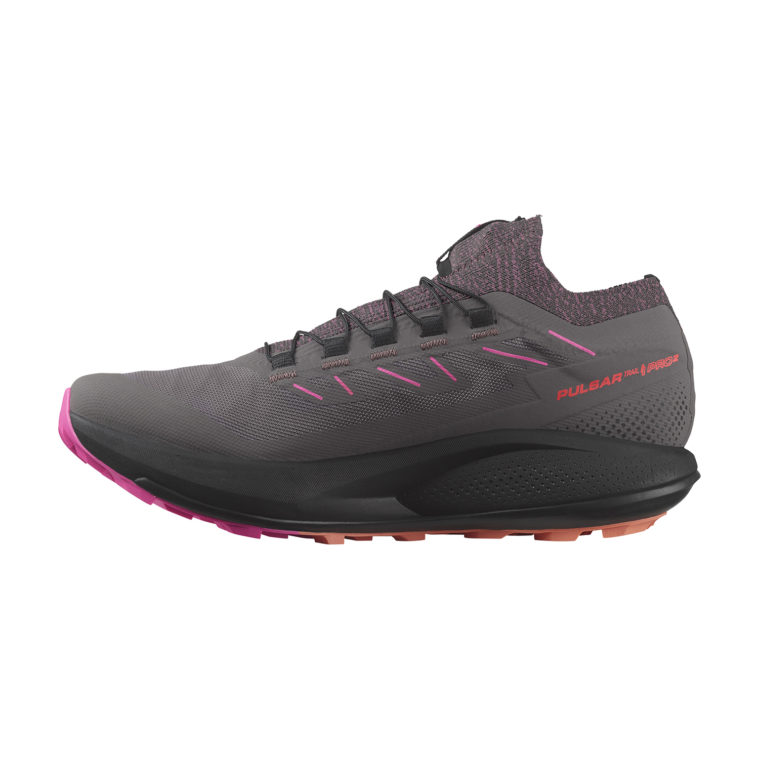 Salomon Pulsar Trail Pro 2 Plum Kitten/Black/Pink Glo