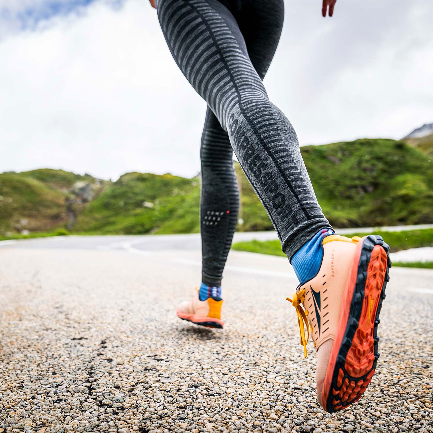 Compressport Winter Tights Black