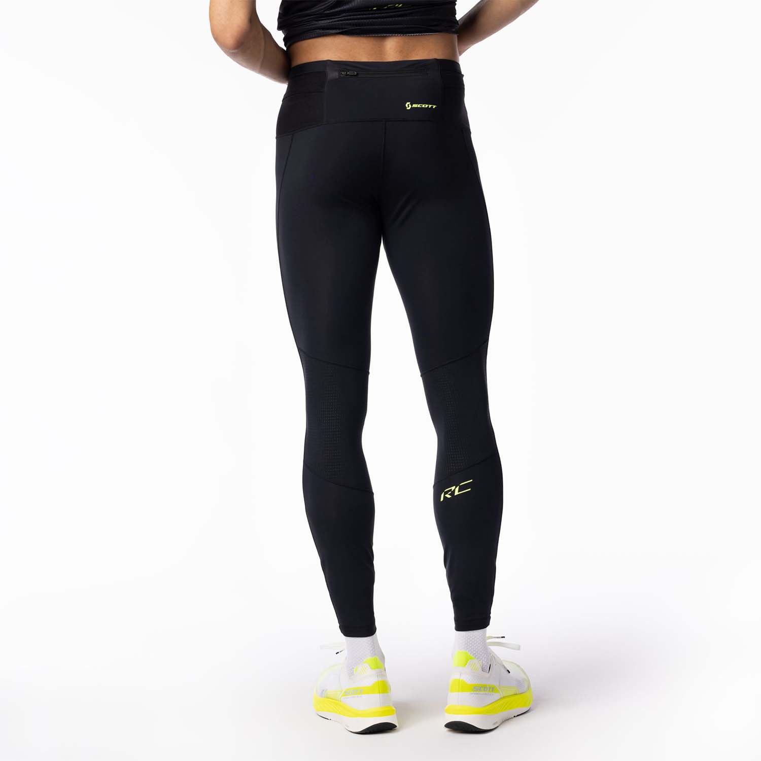 Scott RC Run Tights Black/Yellow