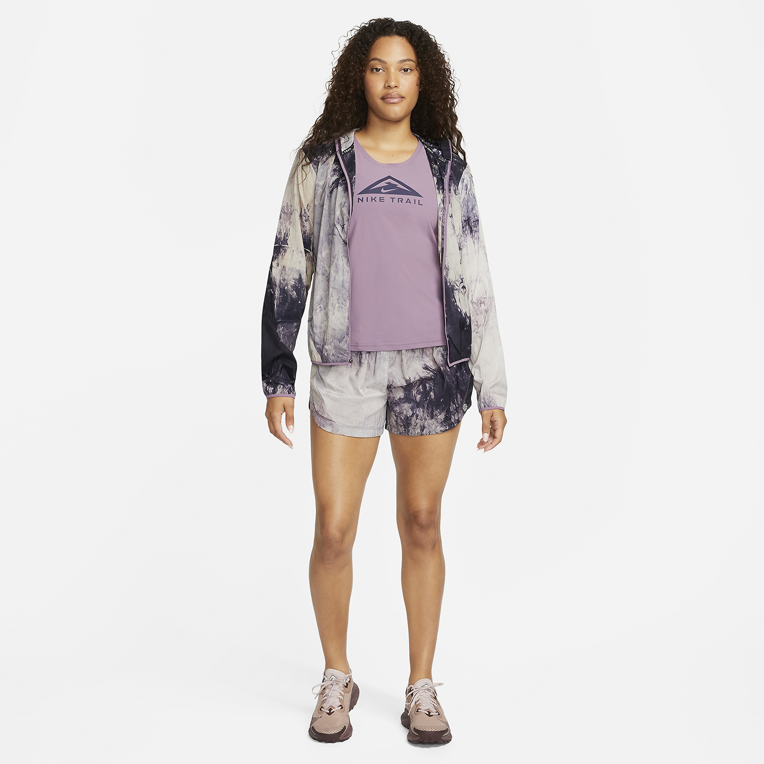 Nike Dri-FIT Logo Canotta Violet Dust/Purple Ink